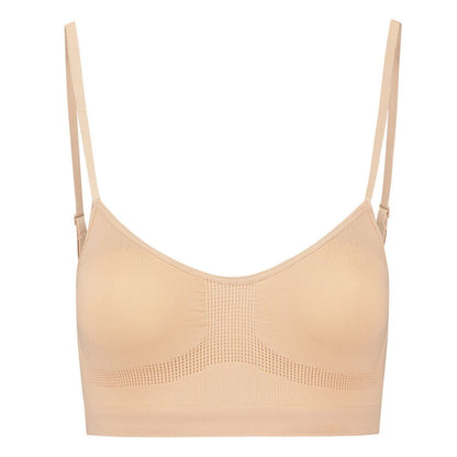 BYE-BRA - MEDIUM CONTROL BRA SEAMLESS BEIGE SIZE XL