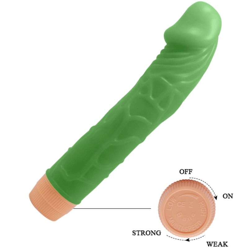 BAILE - BILL REALISTYCZNY WIBRATOR 22,5 CM ZIELONY