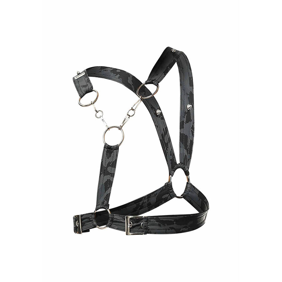 MOB - DNGEON ARNÉS PLATEADO CON CADENAS TALLA ÚNICA