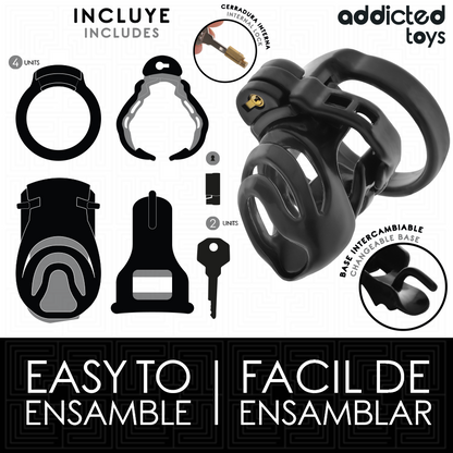 ADDICTED TOYS LOCKED - ETERNAL LOCK JAULA PARA PENE 9 CM