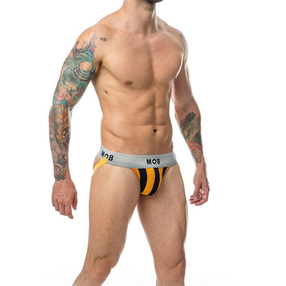 MOB - CLASSIC JOCK STRIPE ORANGE SIZE L