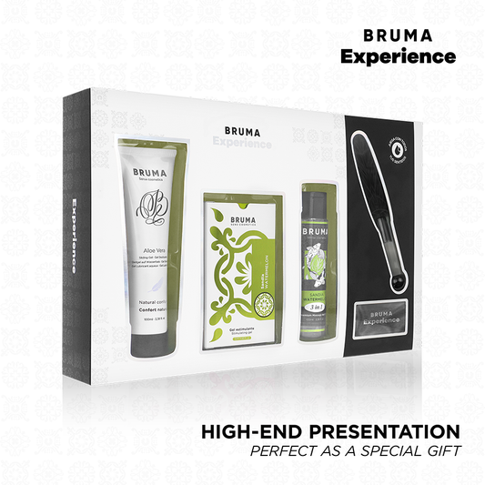 BRUMA XPERIENCE - KIT TENTACIÓN DULCE SANDÍA CON POTENCIADOR DE ORGASMOS