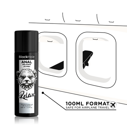 BLACK HOLE - ANAL RELAXING CON JOJOBA BASE SILICONA 100 ML