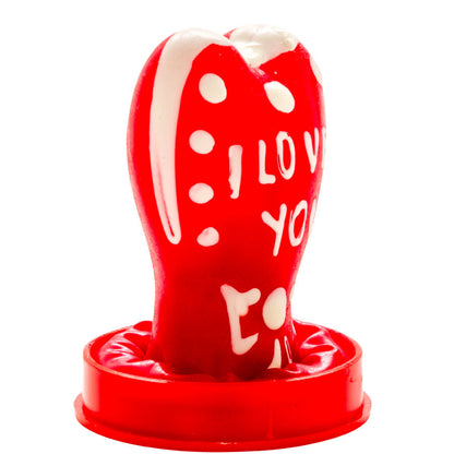 CONDOMERIE - RĘCZNIE MALOWANE NOWOŚCI PREZERWATYWY SERCE - KOCHAM CIĘ MODEL 1