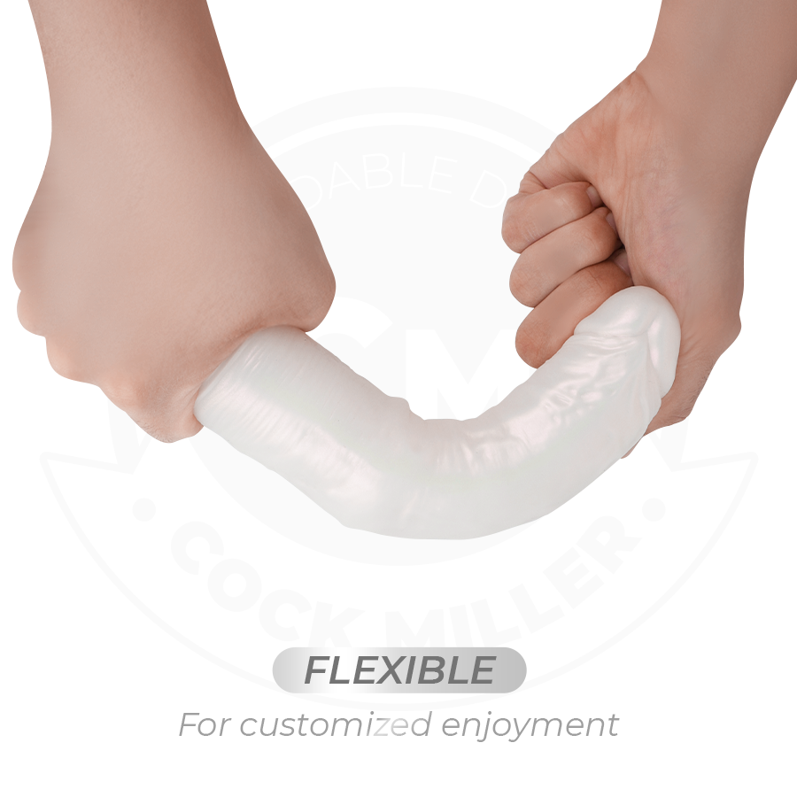 COCK MILLER - DILDO SILICONA 19,5 CM , LUCES Y VIBRACIÓN CON CONTROL REMOTO