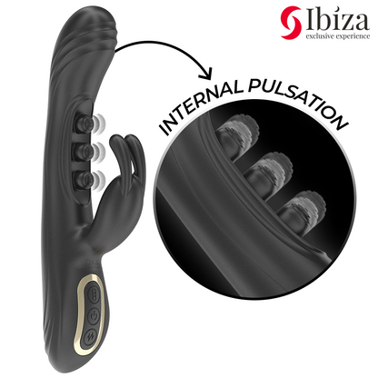 IBIZA - VIBRATING RABBIT WITH PULSATION