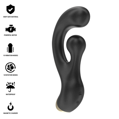IBIZA -VIBRADOR PUNTO G Y ESTIMULADOR ROTATORIO