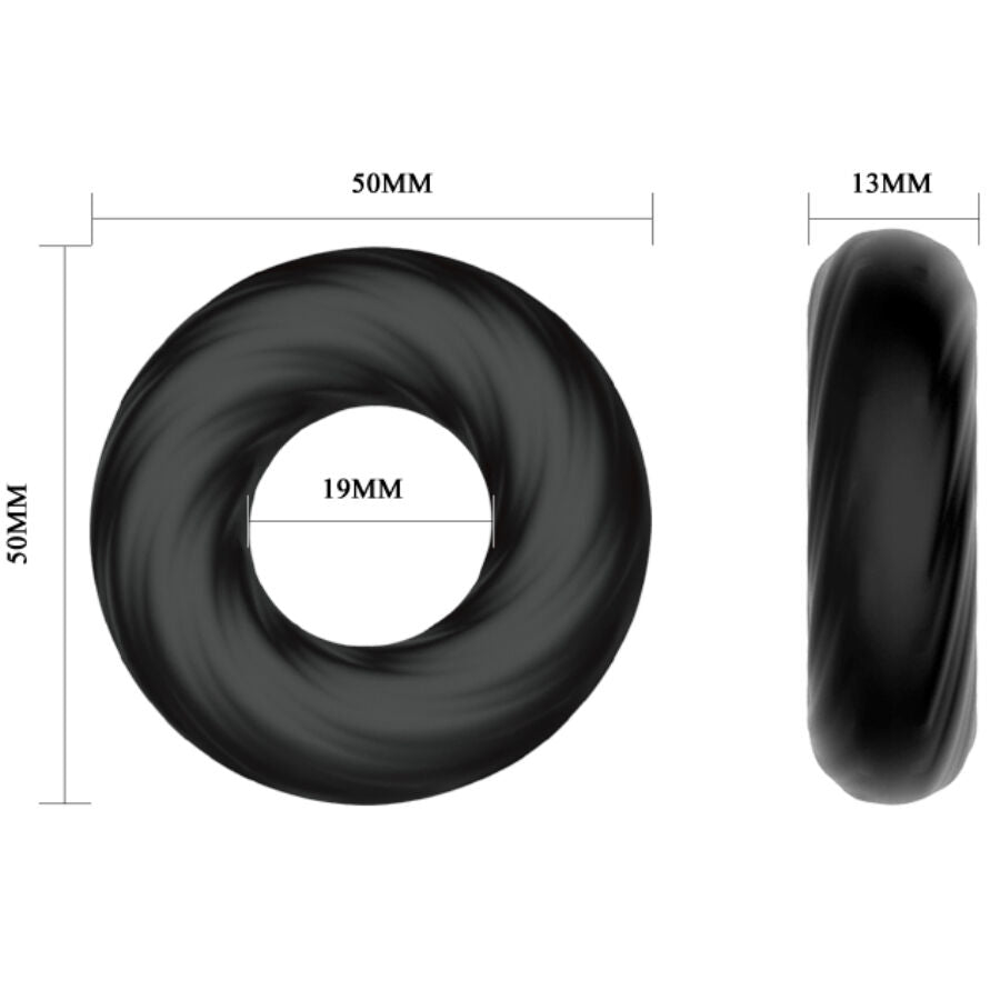 CRAZY BULL - SPIRAL SILICONE RING