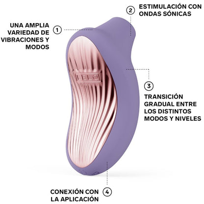 LELO - SONA 3 SONIC CLITORAL MASSAGER VIOLET DUSK