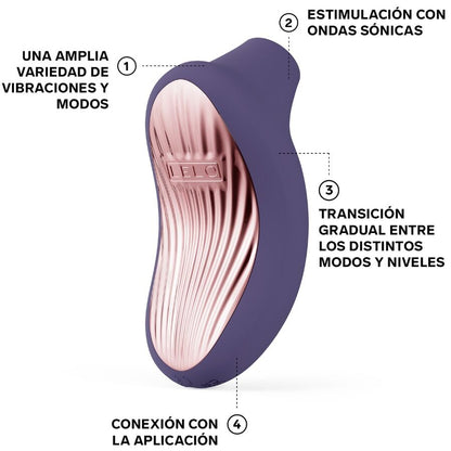 LELO - SONA 3 SONIC KLITTORIALMASSAGEGERÄT CYBER PURPLE