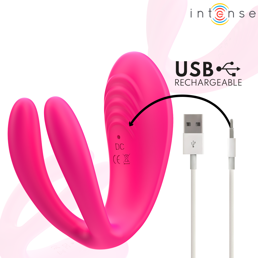 INTENSE - JULIA DOUBLE VIBRATOR CLAMP STIMULATOR REMOTE CONTROL