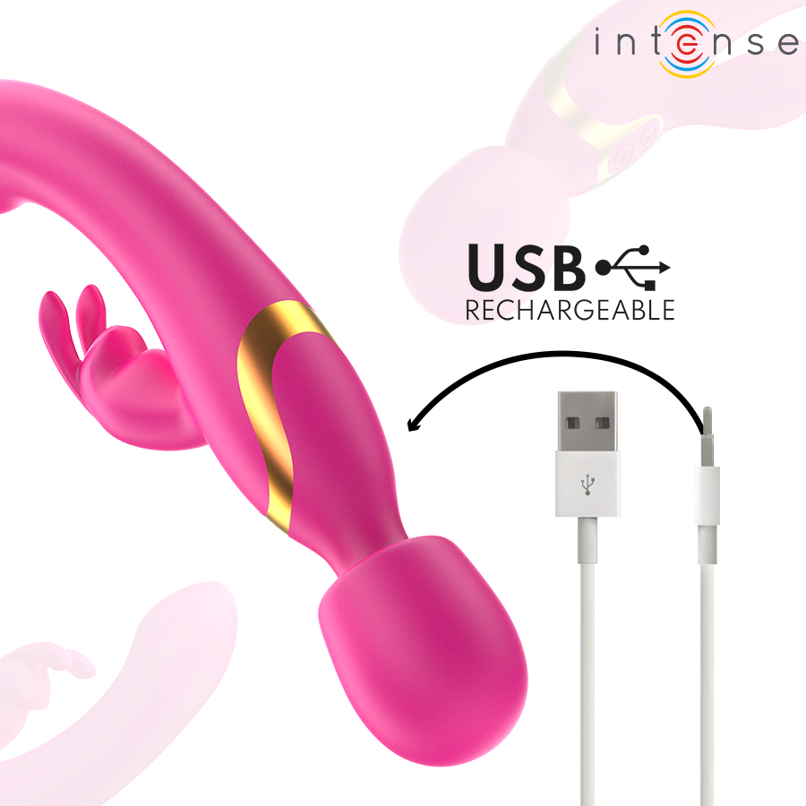 INTENSE - WINONA DOUBLE VIBRATOR RABBIT & WAND