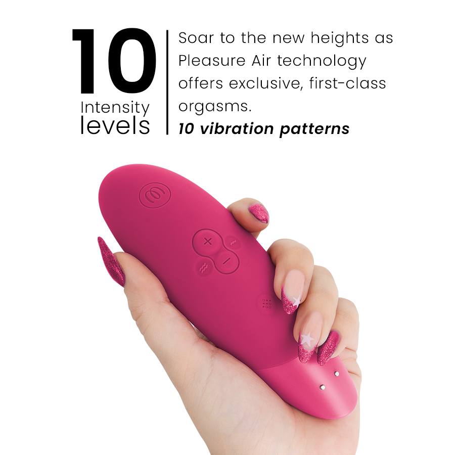 WOMANIZER - ENHANCE ESTIMULADOR DE CLITORÍS ROSA VIBRANTE