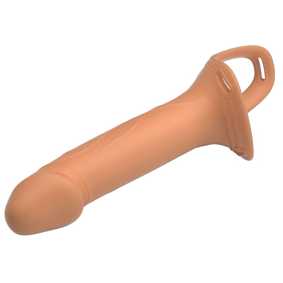 PRETTY LOVE - LANDON LIGHT-SKIN VIBRATING STRAP-ON