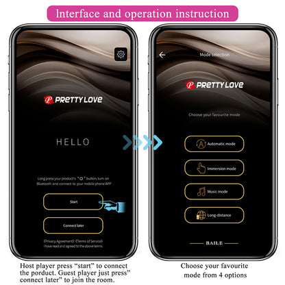 PRETTY LOVE - DORA INVISIBLE VIBRATOR WITH FREE APP