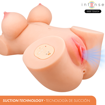 INTENSE DEEP TOUCH - VERO TORSO WAGINA Z SSANIEM, CIEPŁEM, WIBRACJĄ I EFEKTAMI GŁOSOWYMI L 5,5 KG