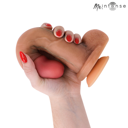 MR INTENSE - GARY L PÉNIS EN SILICONE ULTRA-RÉALISTE AVEC TESTICULES 23 CM - Ø 4,7 CM