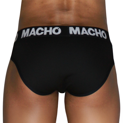 MACHO  - MCH007  CLASSIC SLIP BLACK + BLACK L