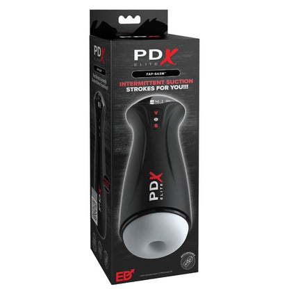 PDX ELITE - FAP-GASM CLEAR MALE MASTURBATOR WITH INTERMITTENT SUCTION