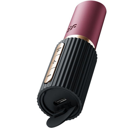 SATISFYER - DEEP KISS WAVE ESTIMULADOR DE CLITÓRIS GARNET / PRETO
