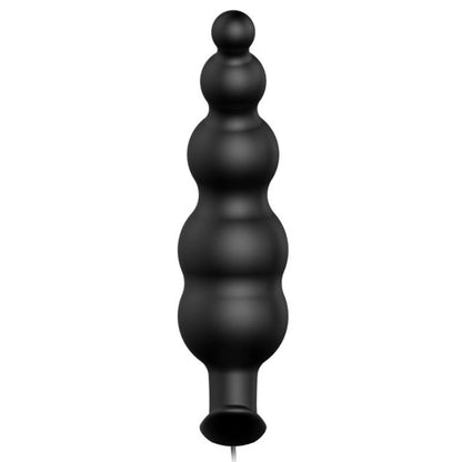 PRETTY LOVE - ANAL PLUG SILICONE EXTRA STIMULATION AND 12 VIBRATION MODES BLACK REMOTE CONTROL