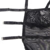 SUBBLIME - BABYDOLL WITH ADJUSTABLE LACE STRAPS BLACK L/XL